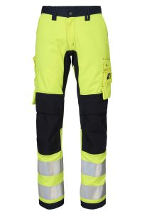 Hi-Vis Stretch trousers, Color: 94 yellow/navy