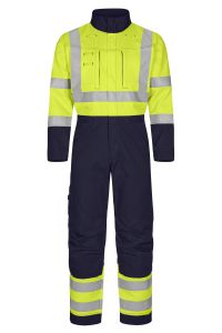 Hi-Vis Boilersuit, Color: 94 yellow/navy